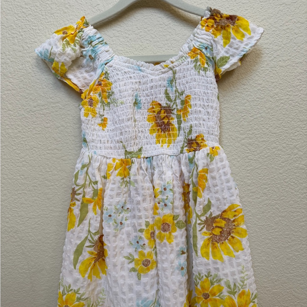 Old Navy Sunflower Print Kids Dress